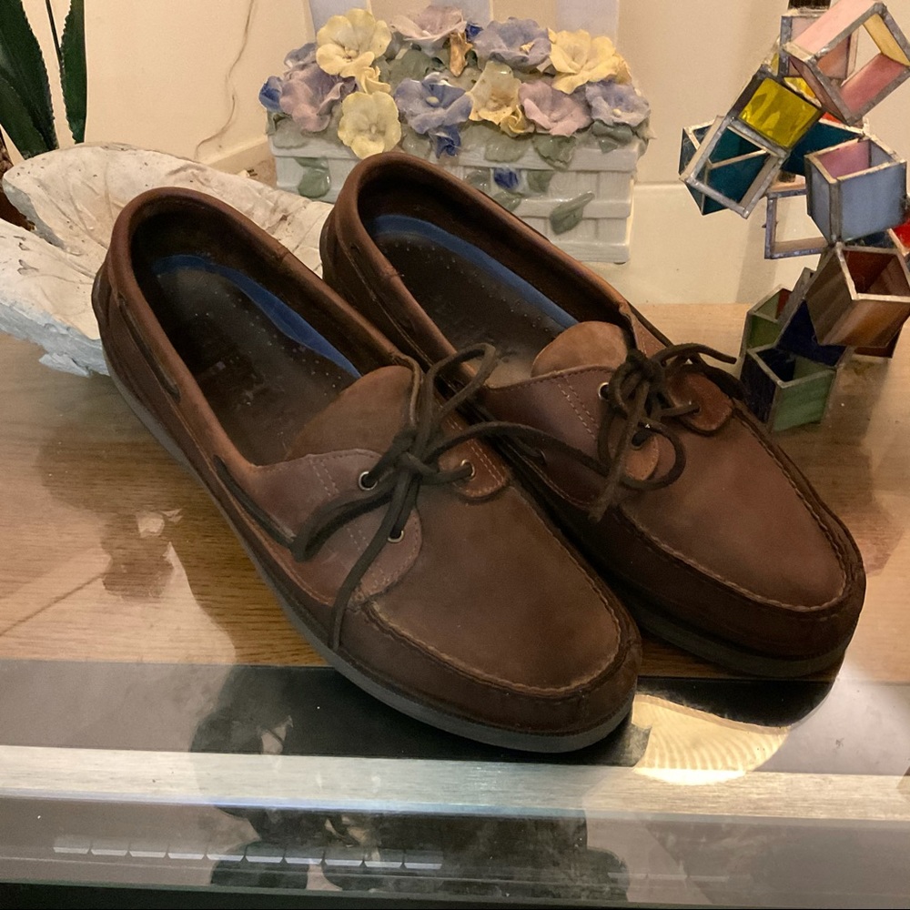 SPERRY TOP-SIDER 2 EYED BOAT SHOES 13 - Picture 2 of 7